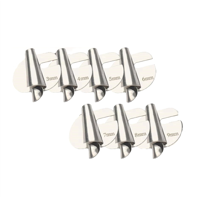 General Sewing Hemming Feet 3-9mm 7 Sizes Wide Presser Foot Machine Cylinder.
