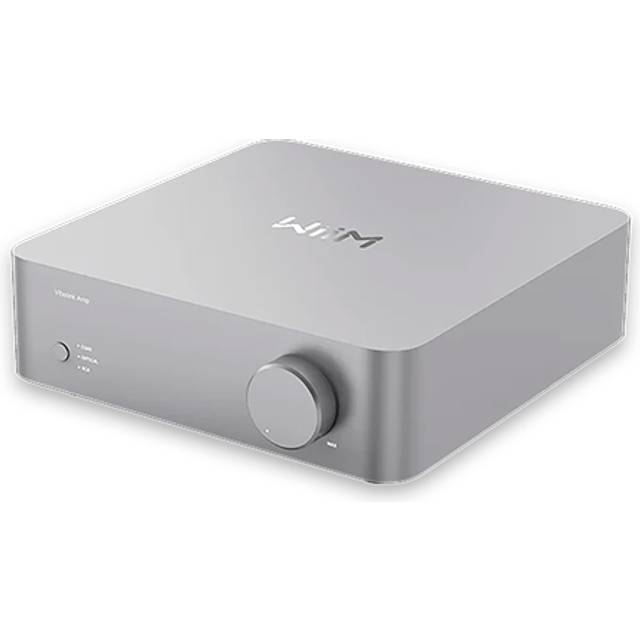WiiM Vibelink Amp stereo förstärkare (2x 200W, 4 Ohm) | Silver