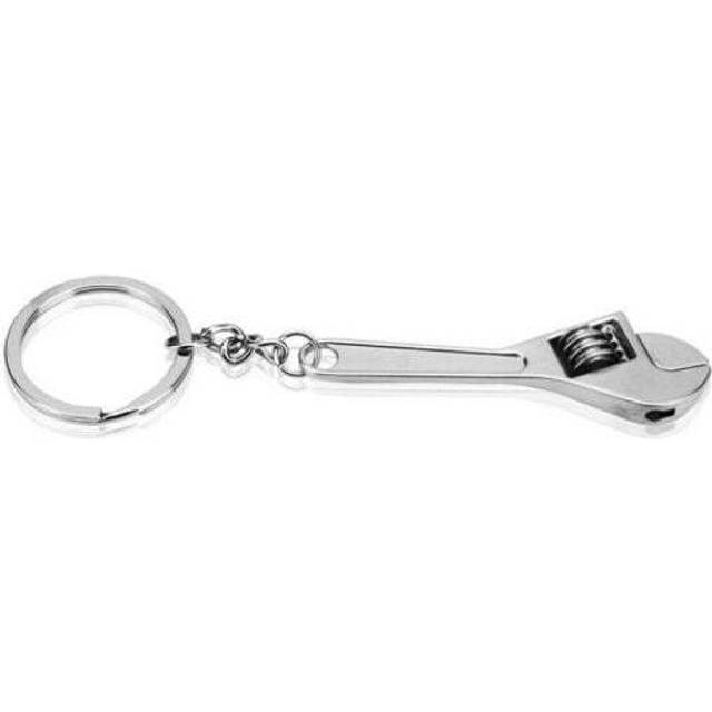 Hod Health And Home Necklaces Creative Mini Tool Model Wrench Key Chain Ring Silver Keyrings