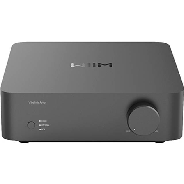 WiiM Vibelink Amp stereo förstärkare (2x 200W, 4 Ohm) | Grå