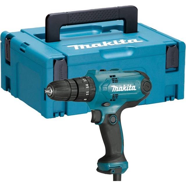Makita HP0300 110v Corded Combi Hammer Drill 10mm Chuck 2.5m Cable + Makpac Case