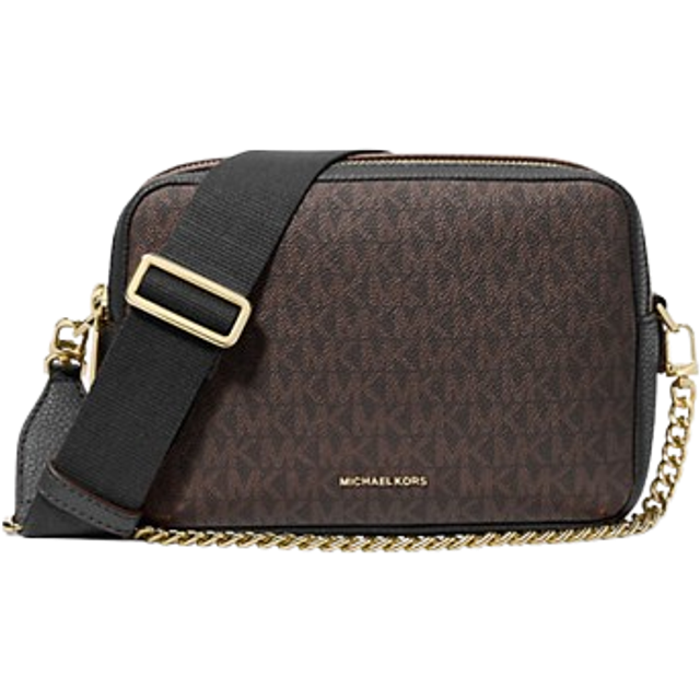 MK Bryant Medium Signature Logo Camera Crossbody Bag - Brown - Michael Kors - ONE SIZE