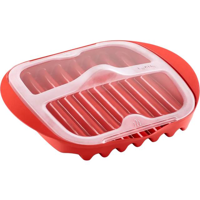 Lekue Microwave Bacon Cooker, Red