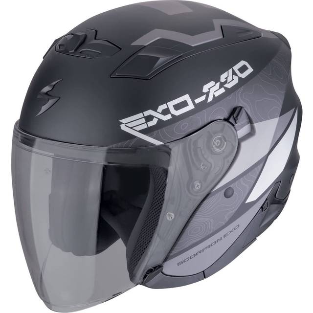 Scorpion EXO-230 Band, open face helmet , color: Matt Black/Grey/Silver , size: M