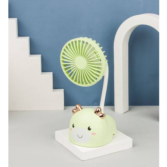 (Light Green) Usb Lightweight And Compact Desk Design Fan Students Travelers And Office Using