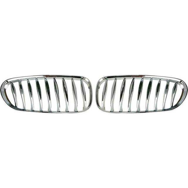 Front Fence Grill Grille ABS Chrome for-BMW Z4 E85 E86 2003-2009 51117117757 51117117758