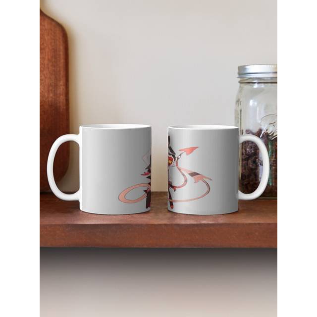 (Helluva Boss Striker-10013) Coffee Mugs 11oz Retro Anime Cartoon Kawaii y2k 80s Trendy Flower T-shirt Ceramic Mug Cute Novelty Christmas Gifts