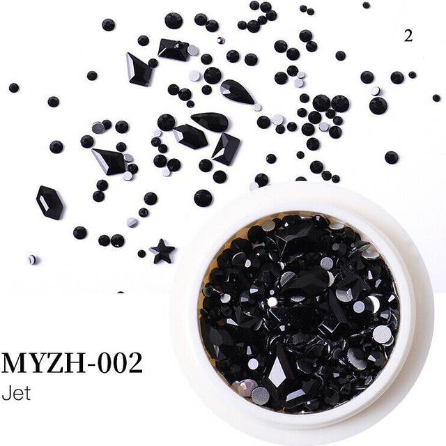 Crystal AB Rhinestone Flat Back Loose Diamante Glass Gems Nail Art Craft Decor #