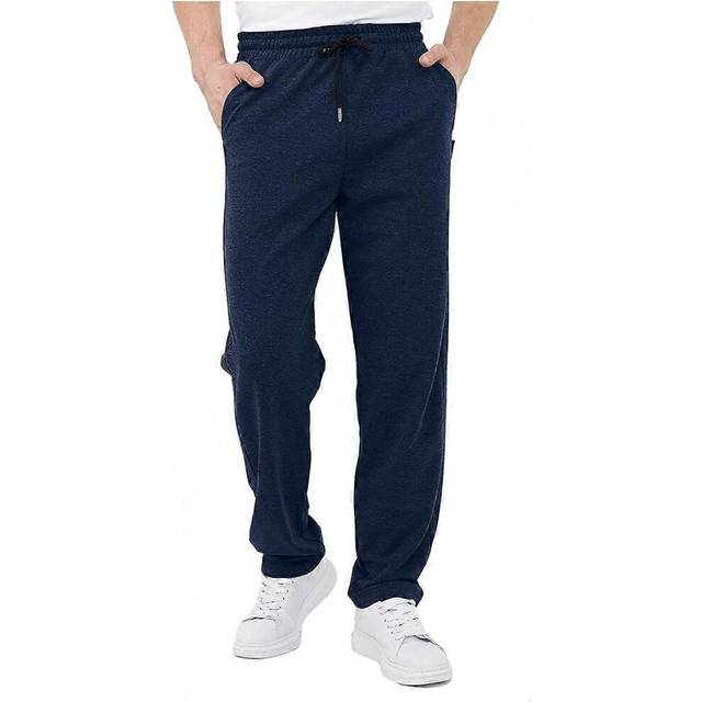 (As show, One size) Sweatpants for Men with Pockets,Casual Men&#39;s Pants Plus Size Loose Elastic Waist Drawstring Joggers Pant