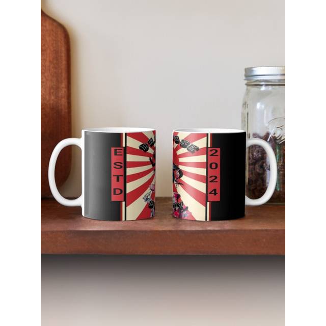 (DRS84 DEAD ROSE SOCIETY-6840) Coffee Mugs 11oz Dawn on a magical planet with a portal Ceramic Mug Cute Novelty Christmas Gifts