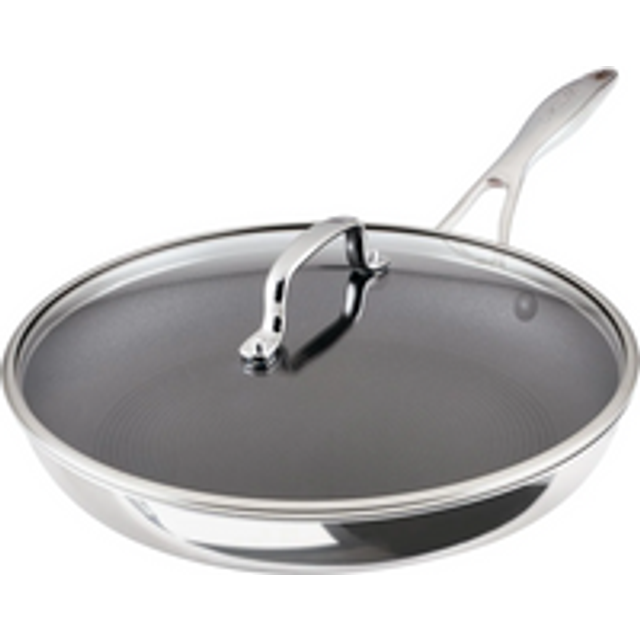 ScratchDefense Multi-Layer Stainless Steel Extreme Non-Stick Induction Frying Pan & Lid - 32cm