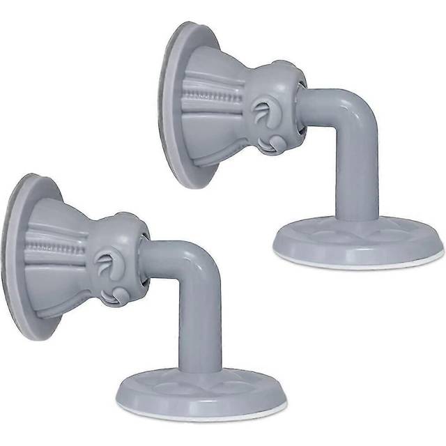 (As show, One size) 2 Pieces Door Stopper Floor 3m Self Adhesive Silicone Door Stopper Floor Door Block Waterproof Doorstop Mute Door Stopper Doorstop
