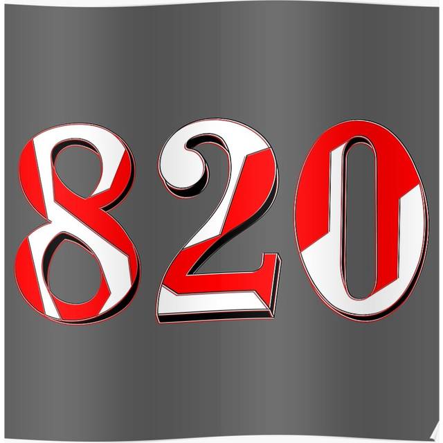 "(number eight hundred and twenty digit 820 order sequence team member age=6392) Posters 16x20"" or 18x18inch Wall Art Living Room Bedroom DÃ©cor Print"