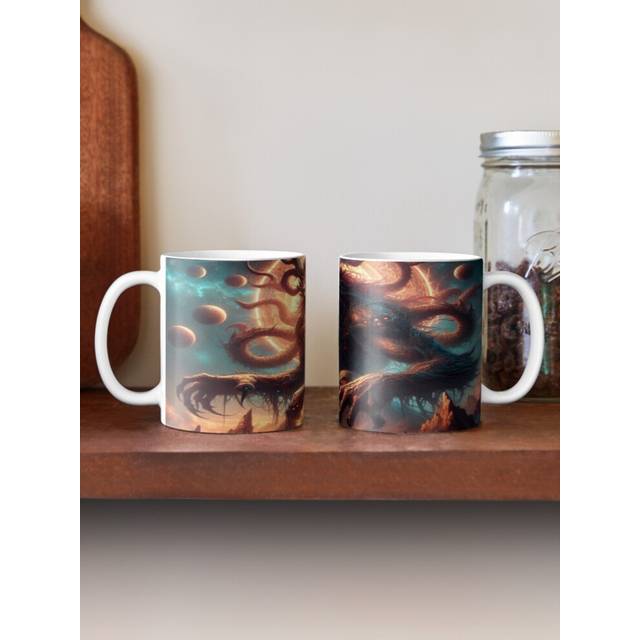 (Khaos, the Expanse of Air-10015) Coffee Mugs 11oz Retro Anime Cartoon Kawaii y2k 80s Trendy Flower T-shirt Ceramic Mug Cute Novelty Christmas Gifts