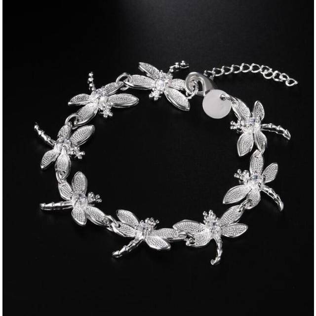 (Old Silver) New High Quality S925 Sterling Silver 4MM Women Men Chain Male Twisted Rope Bracelets Fashion Silver Jewelry
