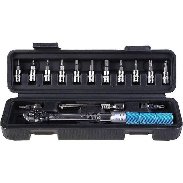 15Pcs/set 1/4-inch 2-15nm torque wrench profession bicycle bike part repair tool new 2020