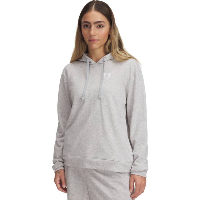 Women's hooded sweatshirt Under Armour Rival Terry - Gris