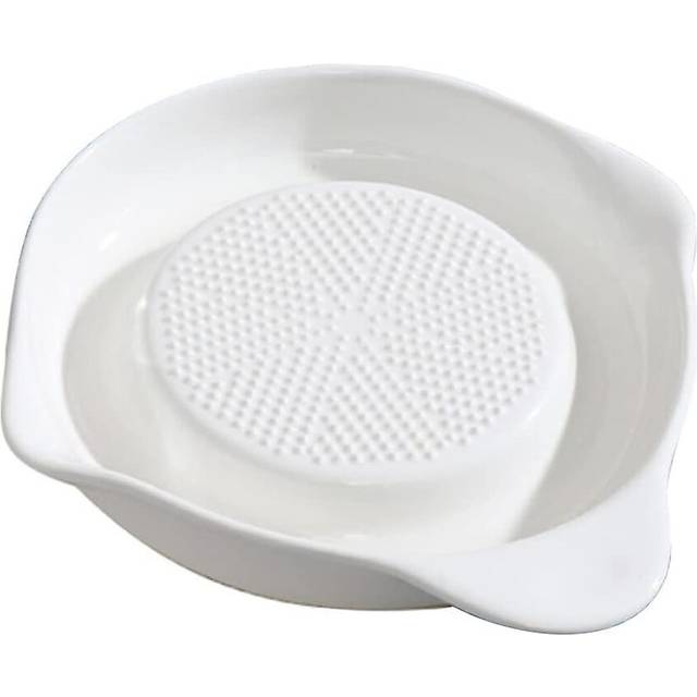 (As show, One size) Advanced Ceramic Grater For Ginger, Garlic And Onion, 6 Inches (6-inch)