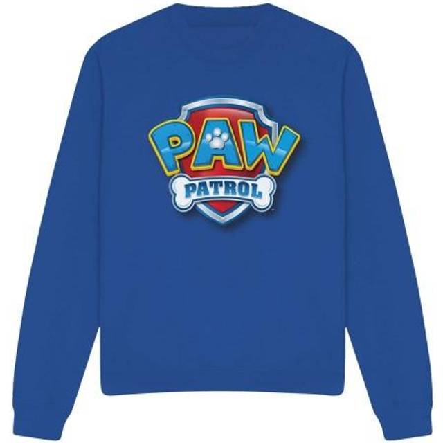 (M, Royal Blue) Paw Patrol Unisex Adult 3D Logo Sweatshirt