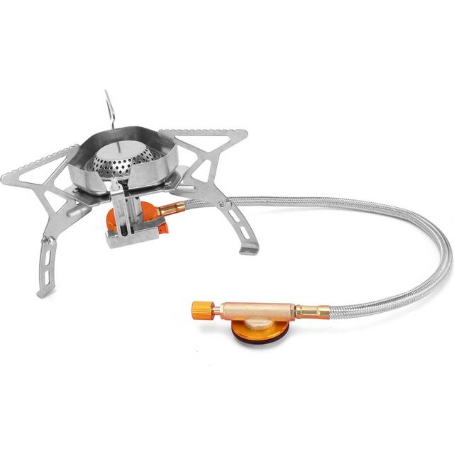 Mini Gas Stove Portable Integrated Stove Windproof Camping Oven for Courtyard Outdoor Camping