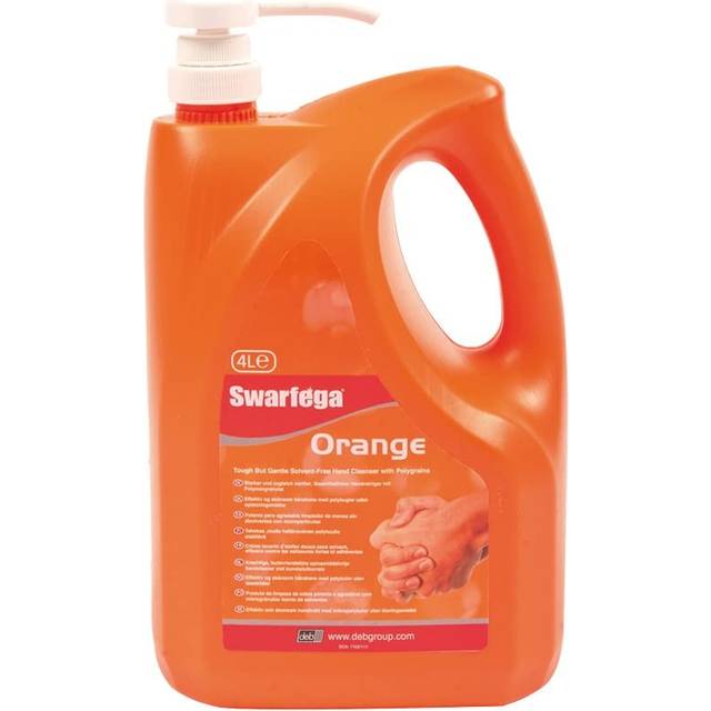 GENERIC Swarfega Orange Hand Wash, Solvent-Free Heavy Duty Hand Cleaner with Natural Scrub and Moisturisers, Gentle on
