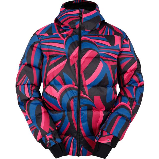 (8 UK, Hot Pink) Dare 2B Womens/Ladies Showcase Patterned Baffled Ski Jacket