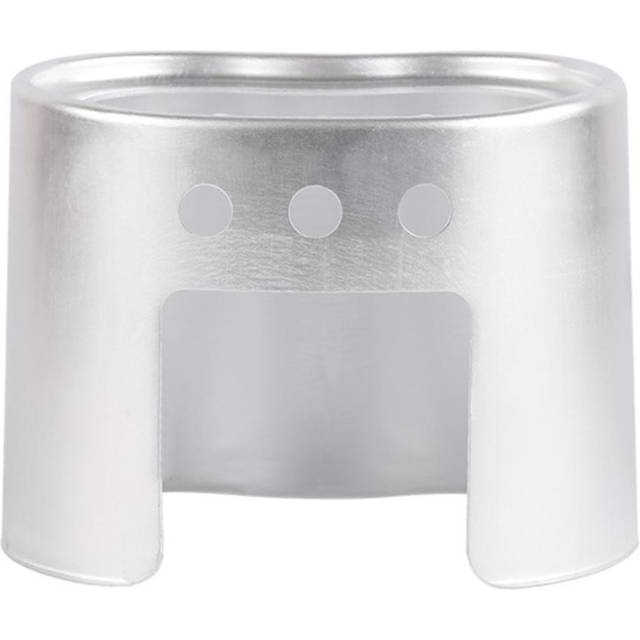 3st Köksredskap Set Aluminium Militär Kantinkopp Vedspis Set med täckväska för campingvandring 3pcs set silver