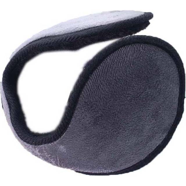 (Gray) Mens Winter Casual Warm Ear Muffs Earflaps Women Girls Flannel Plush