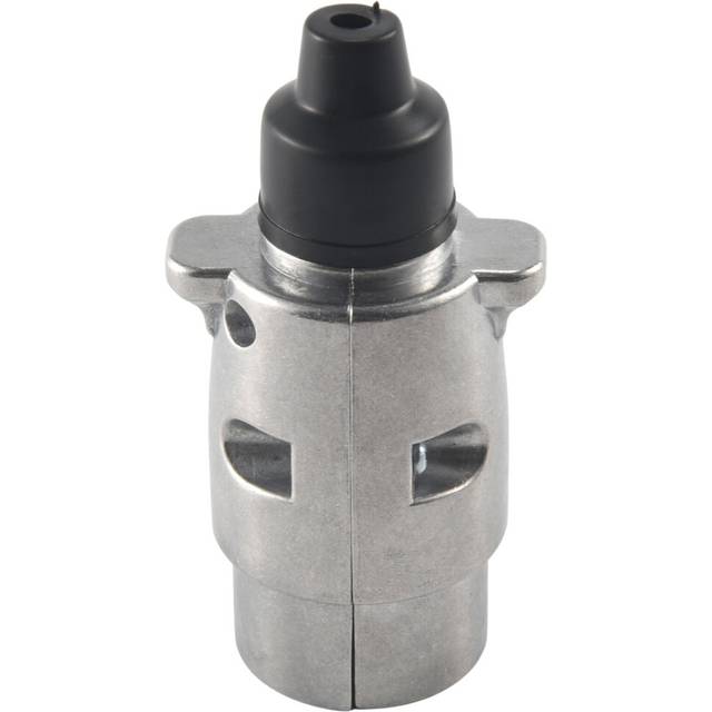7-Pin Trailer Plug Heavy Duty Round Pin 7-Pole Wiring Connector 12V Towbar Towing Caravan Truck Plug N Type Trailer End