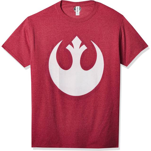 Star Wars Young Men's Alliance Emblem T-Shirt  Red Heather  Large