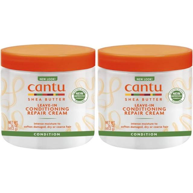 Cantu Shea Butter Leave-In Conditioning Repair Cream, 16Oz (Set Of 2)