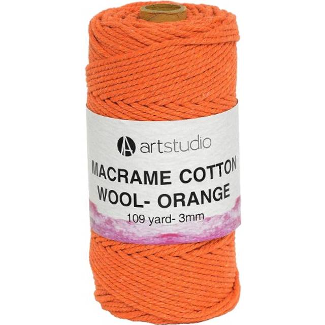 Art Studio Macrame Cotton Wool - Orange