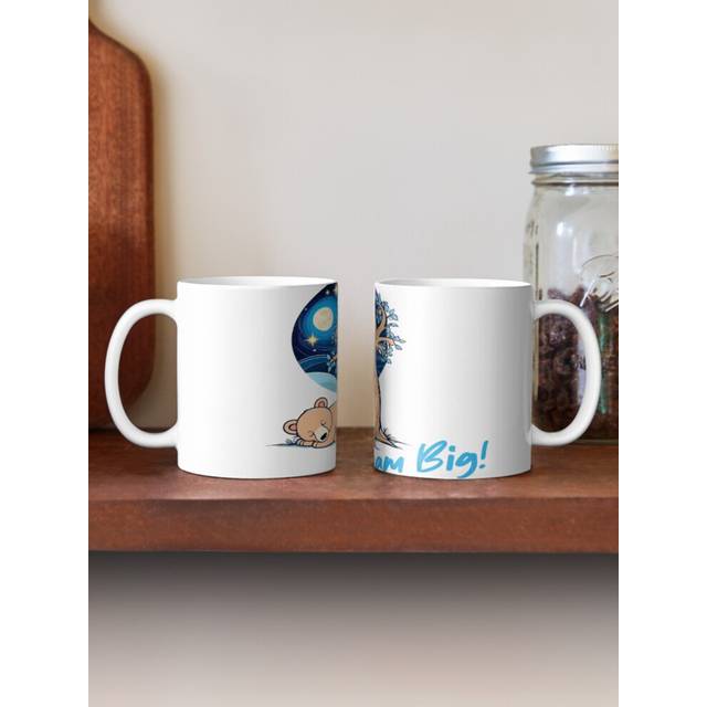 (Bear Sleeping Under a Night Sky Tree-5191) Coffee Mugs 11oz Sunset on the Harbor Ceramic Mug Cute Novelty Christmas Gifts