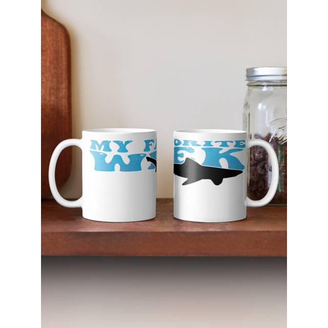 (My Favorite Shark Week-8453) Coffee Mugs 11oz dream big Ceramic Mug Cute Novelty Christmas Gifts