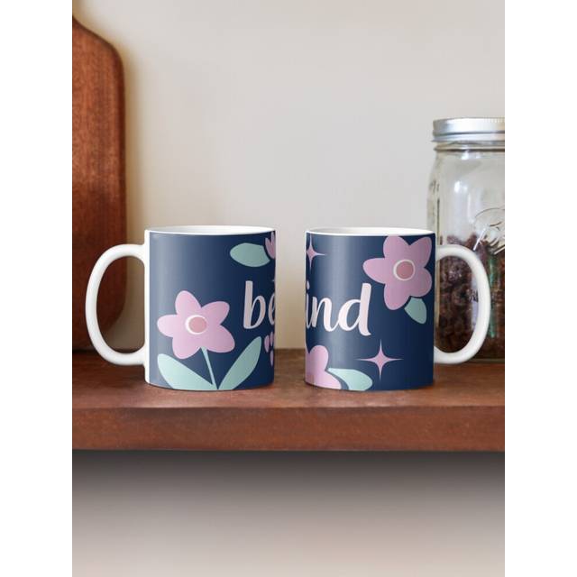 (Be Kind Pastel Colors Kindness Bold Flowers Vintage-4673) Coffee Mugs 11oz Sol LeWitt Ceramic Mug Cute Novelty Christmas Gifts