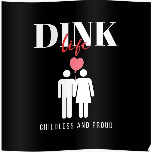 "(Childless And Proud DINK Lifestyle Manifest Slogan=8231) Posters 16x20"" or 18x18inch Wall Art Living Room Bedroom DÃ©cor Print"