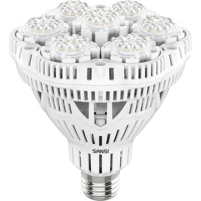 36W LED Grow Light for Indoor Plants 400W Equivalent Full Spectrum E27 Plant Grow Light Bulb for Seedlings Vegs Flowers Hydroponics PPF 65 mols 60