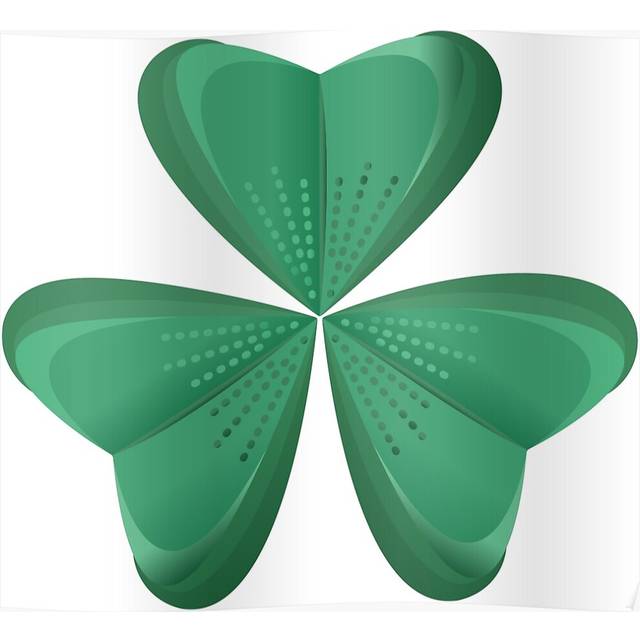 "(Gradient three leaf clover=1382) Posters 16x20"" or 18x18inch Wall Art Living Room Bedroom DÃ©cor Print"