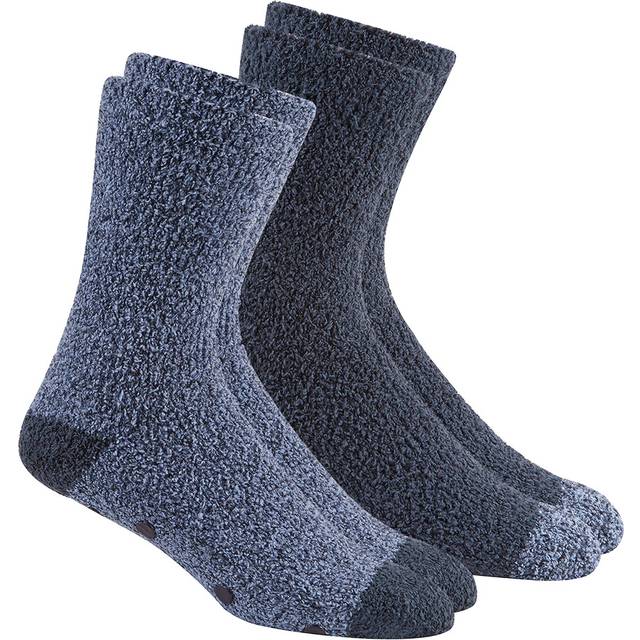 Mens bed slipper socks chunky non slip anti skid chunky winter warm size uk 6-11