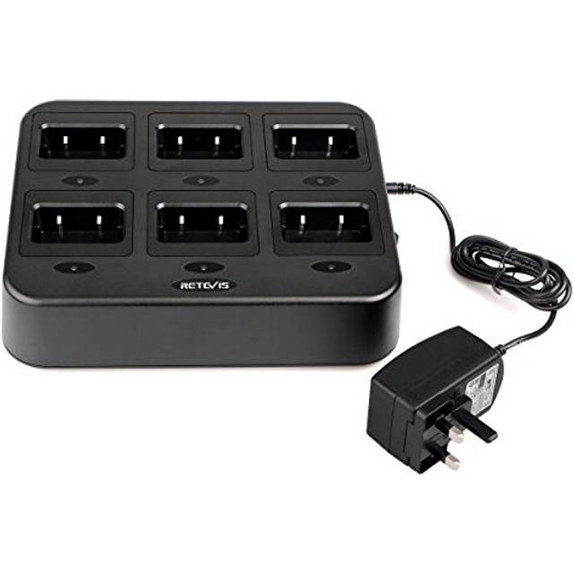 RT24/RT28/RT21 Six-Way Charger for Walkie Talkie Two Way Radio Six Way Charger Can Charge 6 Two Way Radio or 6 Batteries (1 Pcs)