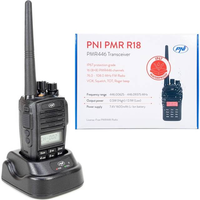 PNI Pmr R18 Bærbar Cb-Radiostation
