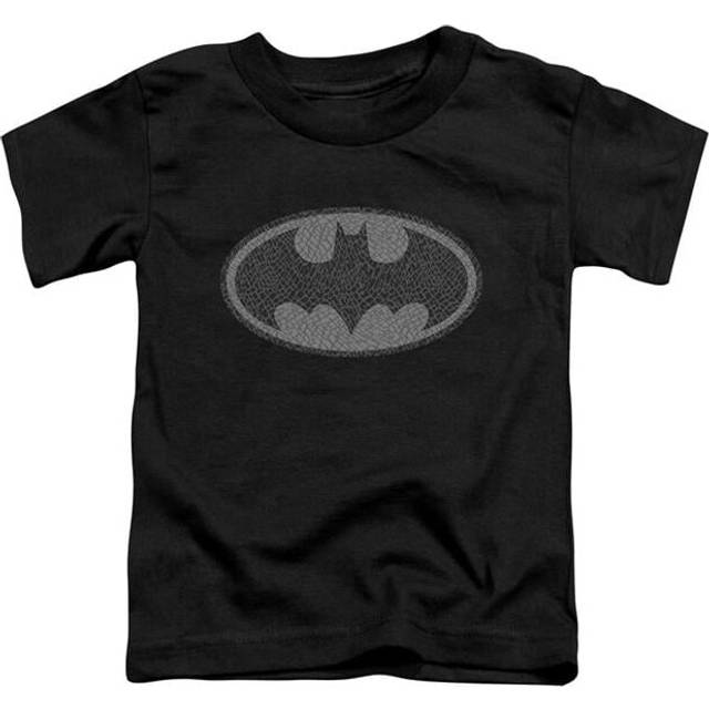Trevco Sportswear BM2627-TT-1 Batman Elephant Signal Toddler Short Sleeve T-Shirt, Black - Small 2T