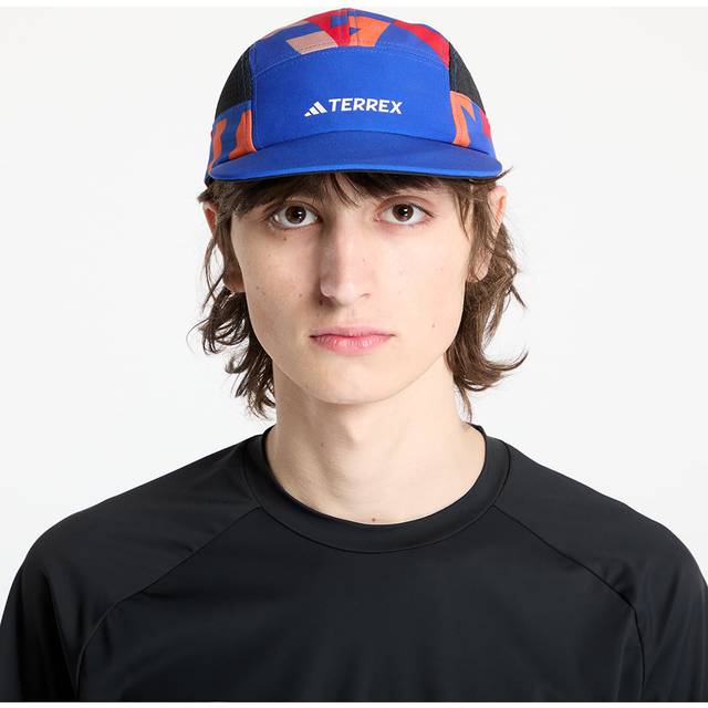 Keps adidas Terrex Climacool 5Panel Graphic Cap Semi Lucid Blue/ Semi Impact Orange/ White L