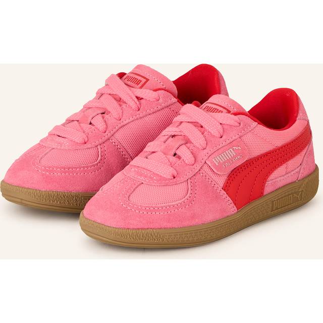 Puma Kids Unisex Palermo Love - Pink, Magic Rose-For All Time Red, Size 11 Younger