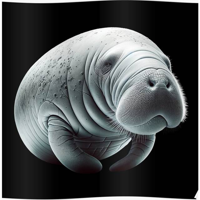 "(Manatee Lover Cute Manatee Design=273) Posters 16x20"" or 18x18inch Wall Art Living Room Bedroom DÃ©cor Print"