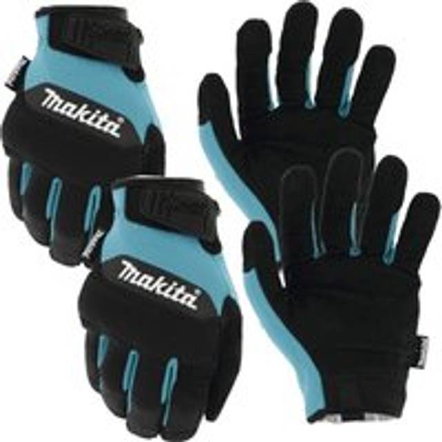 (Extra Large, 2 Pairs) Makita Palm Performance Gloves Durahide Leather Technology Breathable