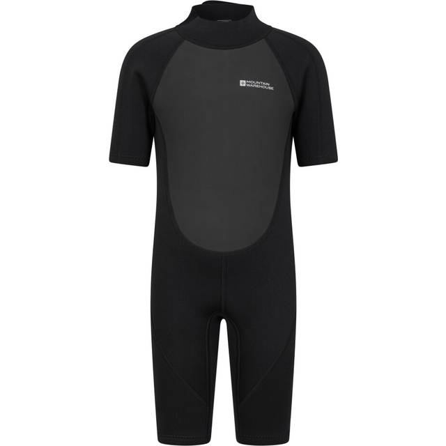 (5-6 Years, Black) Mountain Warehouse Childrens/Kids Contrast Panel Wetsuit