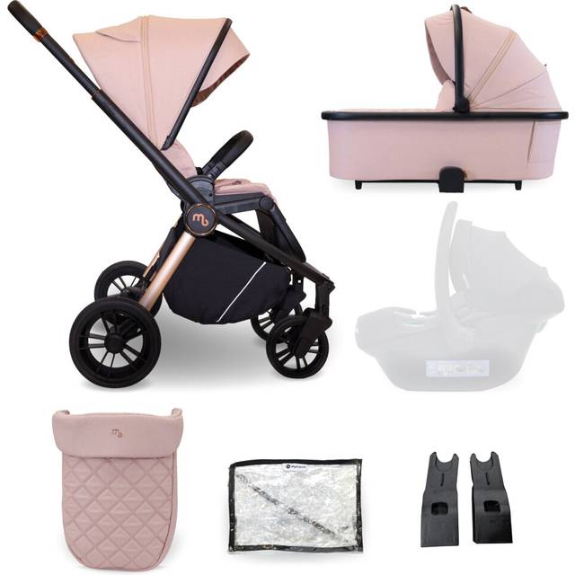 My Babiie MB450i 2in1 Pram System - Pastel Pink