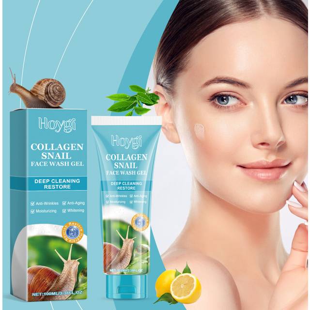 Collagen Snail Cleansing Gel Gentle Exfoliating Cleanser  ï»¿