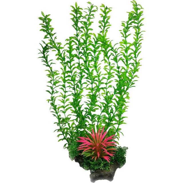 Swell Green Watergrass Combination Artificial Plant - Extra Large Aquarium DÃ©cor